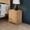 Curve 3 Drawer Bedside 1