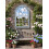 Arch Window Gothic Wall Mirror Grey Rustic 73x48Cm 1