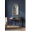Arch Window Gothic Wall Mirror Grey Rustic 73x48Cm 3