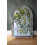 Arch Window Gothic Wall Mirror Grey Rustic 73x48Cm 4