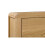 Curve 3 Drawer Chest oak color 5