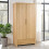 Curve 2 Door 1 Drawer Wardrobe 1