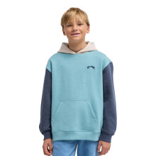 (10 Yrs, Blue Haze) Billabong Kids Arch Block Po Hoodie