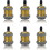 6 Pack E27 Vintage Light Bulb Solid Ceramic Socket Lamp Holder Retro Edison Screw Light Bulb Adapter Socket, Antique Brass 2