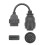 Compatible with Cat ET3 14 Pin to 16 Pin OBD2 Adapter Cable 1