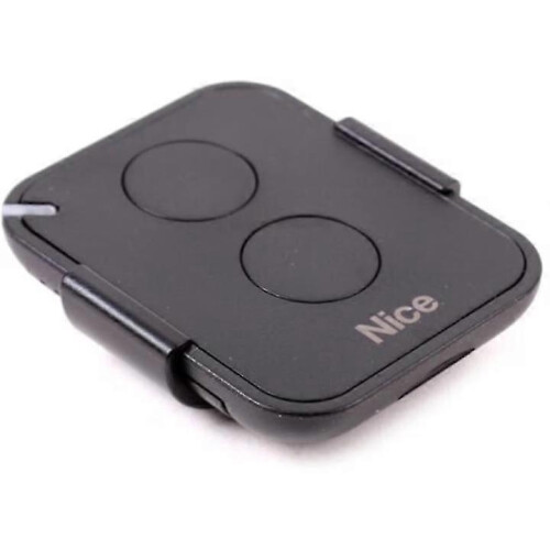 NICE FLO2RE compatible remote control for automatic doors and garage doors, ON2E/A transmitter with two buttons (compatible w 2