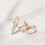 Gold Spike Hoop Earrings Gold Plated Dainty Ear Cute Small Dagger Spike Sleeper Dangle Drop Tiny Boho Beach Simple Delicate S 2