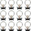 Compatible with 12 Pack L Track Tie Down O Ring L Track Accessories Black L Track Single Stud Fitting With Round Ring, 4000lb 1