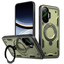 MagSafe compatible military-grade protective PC TPU phone case, compatible with Xiaomi Poco F7 5G and Redmi Turbo 4 Pro 5G