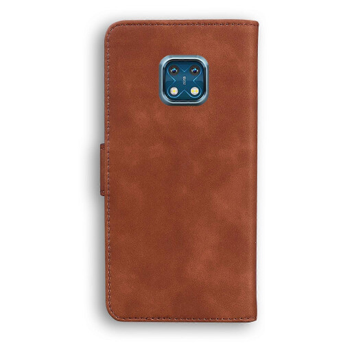 Brown Flip Leather Phone Case, Compatible With Nokia XR20 2