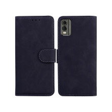 Black Flip Leather Phone Case Compatible With Nokia XR20