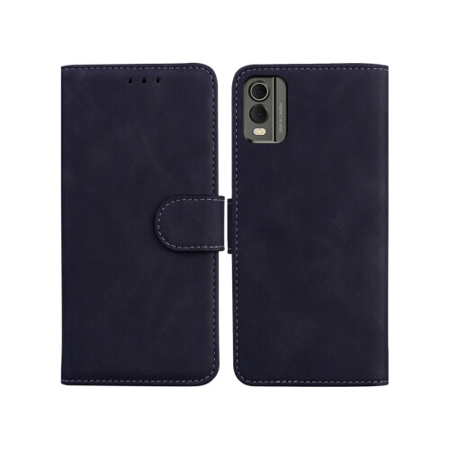 Black Flip Leather Phone Case Compatible With Nokia XR20