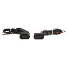 LED-Blinker für Motorräder, kompatibel mit Harley Touring Modellen 2009-2017 und Softail Modellen 2015-2021 - 2 Mini-Lenkerbl