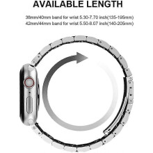Edelstahlarmband für Apple Watch Ultra (38/40/41 mm) – Passend für iWatch Series 8, 7, 6, SE, 5, 4, 3 – Komplettes Ersatzar