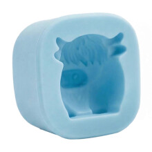 Ice Cube Mold Mini Highland Cow Food Grade Silicone Reusable Ice Cube Tray Easy to Demold Ice Cube Maker Kitchen Tool