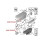 pezzi compatibili con 508 Trunk Rubber Pier Adjustable Stop Bonnet Buffer Block Limit Block 8733AR 7908Y6 2
