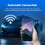 Mini Wireless CarPlay Adapter, compatible with iOS and Android—plug and play, no battery needed, compatible with V 4