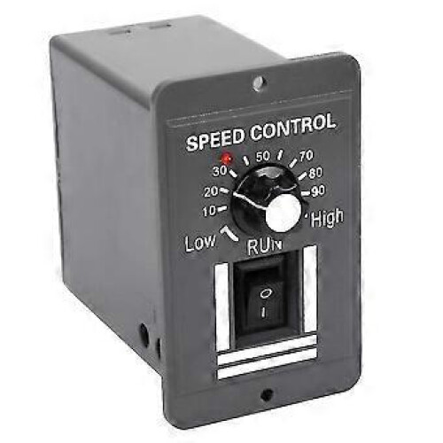 PWM DC Motor Speed Controller 12V-48V 10A with Reversible Switch &amp; Forward/Reverse Regulator Control