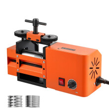 Laminoir Eléctrico de Joyero 3 en 1-Duoku-para Placas y Cables Redondos y Cuadrados, Laminado Uniforme, Adecuado para Plata, Cobre