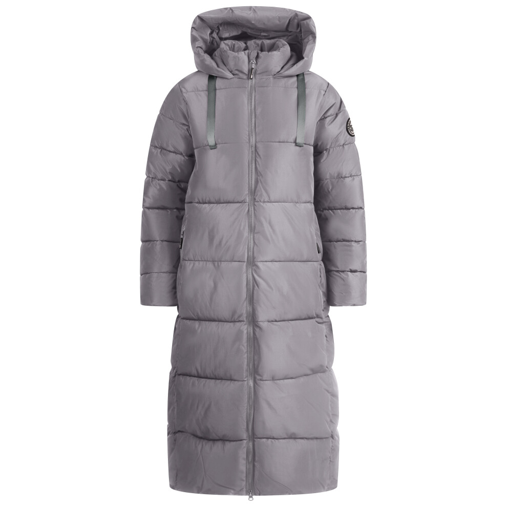 Trespass Women's Padded Jacket Shayla Grey Size 10 - Image 2
