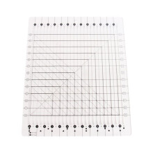Grids Stripology Squared Slotted Quilting Ruler Tailor Cutting Template, Patchwork Ruler, DIY Tool