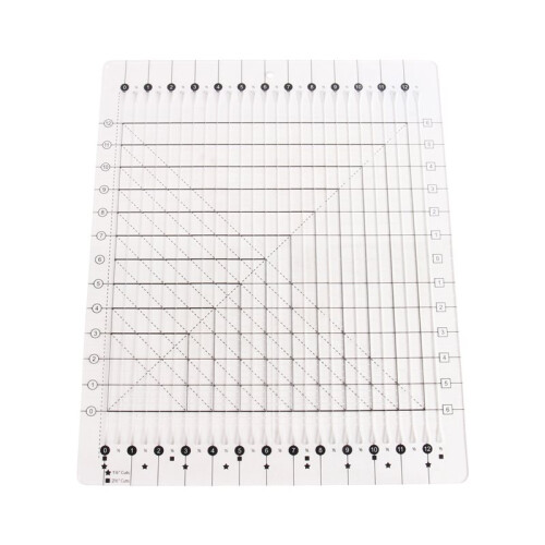 Grids Stripology Squared Slotted Quilting Ruler Tailor Cutting Template, Patchwork Ruler, DIY Tool