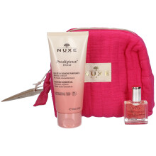 Set Nuxe: Prodigieux Floral Shower Gel All Over The Body For All Skin Types 100 ml + Prodigieuse Florale Moisturizing Body Oil For Body Face & Hair