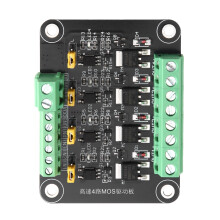 High-Speed 4-Channel N-Channel MOSFET Module Optocoupler Isolated Signal Amplification Control Board 5V