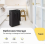 Slim Laundry Hamper with Lid 60L Tall Handle Foldable Rectangular Oxford Cloth Laundry Basket Dirty Clothes Storage Bin 2