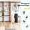 Slim Laundry Hamper with Lid 60L Tall Handle Foldable Rectangular Oxford Cloth Laundry Basket Dirty Clothes Storage Bin 3