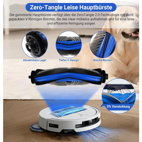 31-Piece Replacement Accessory Kit for Robot Vacuum, Main Brushes, Dust Bags, Mop Cloths, Side Brushes, Filters, Durable 1