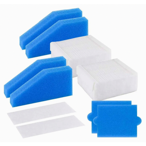 2 Piece Filter Set, 5-Piece Complete Replacement Compatible with Thomas Aqua+ Vacuum Cleaners, Alternative to Filter Set