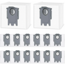 14-Pack Dust Bags Compatible with Roborock Q7, Q5 Pro, Q8 Max, S8, S8 Pro Ultra, S7 Max Ultra, S7 MaxV Ultra, S7 Pro Ult