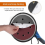 180mm 120 Grit Sanding Discs, 40 Pack, 8 Hole Sandpaper Sheets for Wall and Ceiling Sanders 4
