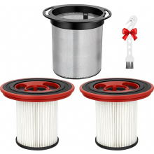 3 Replacement Filters for Cordless Vacuum Cleaner, Washable Stainless Steel HEPA Filter for Unlimited Series 7 BKS711XXL