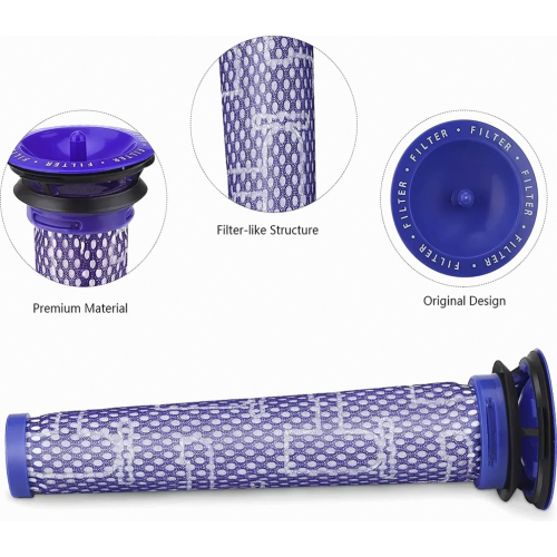 Vacuum Cleaner Replacement Filter for V7 and V8, Washable High-Efficiency Dust Filter for Home Cleaning 1