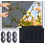 6 Pack Window Mosquito Nets, 130 x 150 cm Fly Screens, Insect Protection Window Mesh, Black 1