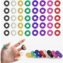 Acupressure Rings Set, 40 Pieces Massager Rings for Better Circulation and Joint Pain Relief
