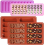 4 Pack Silicone Cereal Bar Moulds, Reusable Rectangular Baking Molds, Washable Chocolate Moulds, Non Stick Silicone Baki 1