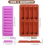 4 Pack Silicone Cereal Bar Moulds, Reusable Rectangular Baking Molds, Washable Chocolate Moulds, Non Stick Silicone Baki 2