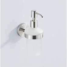 304 Stainless Steel Soap Dispenser, 200 ml Wall Mounted Liquid Soap Dispenser for Bathroom Use