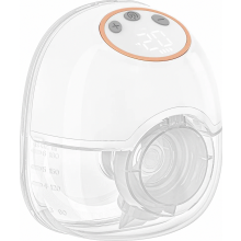 Portable Hands-Free Electric Breast Pump, 4 Modes, 12 Suction Levels, Quiet Operation, Built-In Rechargeable Battery, 18