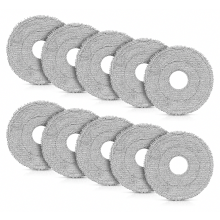 10-Pack Washable Microfiber Mop Cloths for Robot Vacuum Cleaners, Compatible with L10s Ultra Gen 2, L10s Pro Ultra, X40
