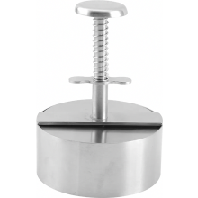 Stainless Steel Non Stick Hamburger Press with Adjustable Thickness and Spring Mechanism, Ideal for Grilling, Kitchen Us