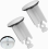 2 Pack Universal Height Adjustable Sink Drain Plugs 40mm Replacement Stoppers for Kitchen and Bathroom Basins 1