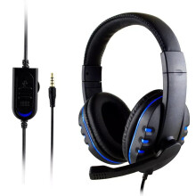 LED USB Gaming Headset With Microphone For PC Laptop PS4 Xbox One PS5 Headphones