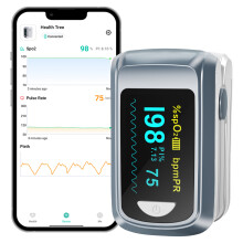 Pulse Oximeter Fingertip Blood Oxygen Monitor SpO2 PR Finger Oxygen Saturation