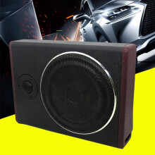 8" 800W Car Subwoofer Active Underseat Bass Box Audio Sub Speaker Amplifier~