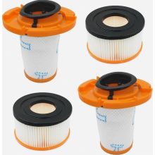 conjuntos de filtros de substituição para aspirador de pó X-Force Flex 13.60 14.8 16.6, compatíveis com ZR009014 ZR009015 RH9A93E0 R