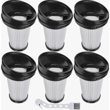 Kit com 6 filtros HEPA de reposição para aspirador de pó portátil sem fio 2 em 1 VCH9829, VCH9832, VCH9630, VCH9631, VCH9632 e VCH9629.